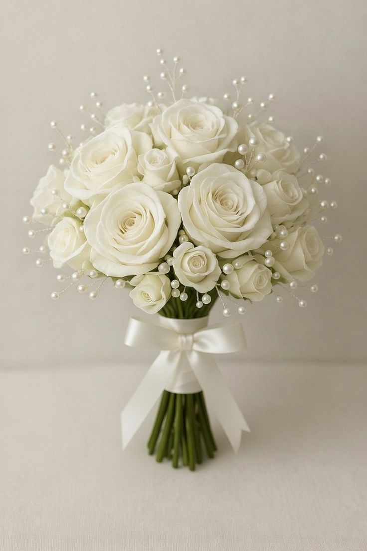 Pearl Blossom — Soft White Couture Flowers