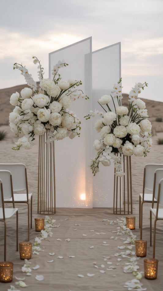 Golden Sukoon — Nikah Ceremony Florals