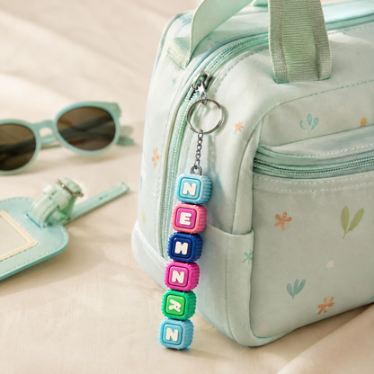 Personalized Name Clicker Keychain – Custom 3D Printed Bag Charm