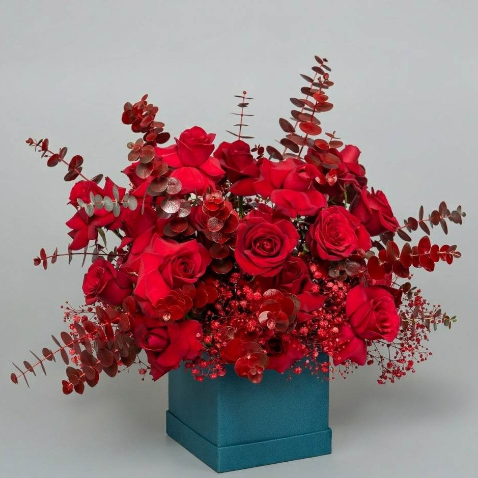 Crimson Royale –Red Romance Bouquet