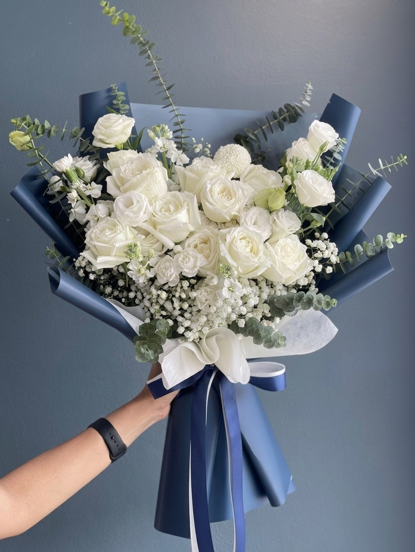 Diamond Bloom — Exclusive White Flower
