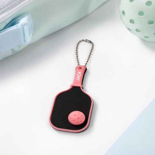 Personalized Pickleball Paddle Fidget Keychain