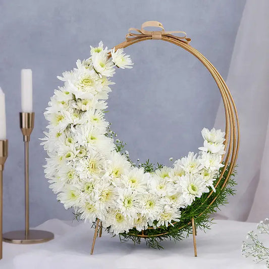 Crescent Bloom – Fresh Ramadan Home Décor