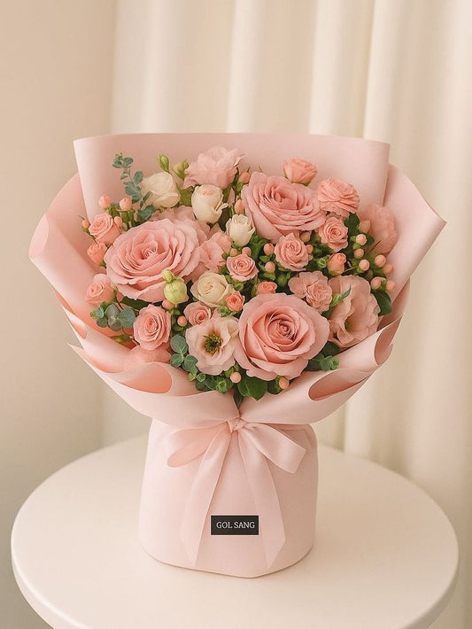 Grace Edit — Elegant Pastel Pink Luxury Bouquet