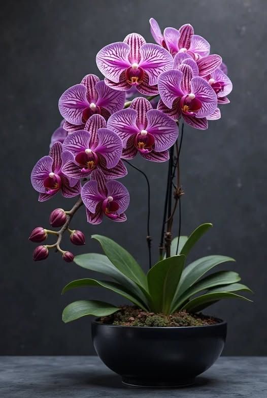 Orchid Muse — Artistic Pink Arrangement